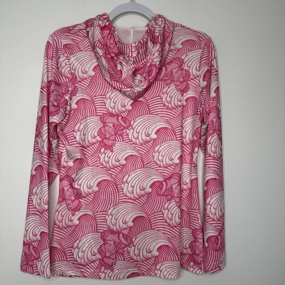 Beach‎ Hoodie Size M Pink Rip tide Golf